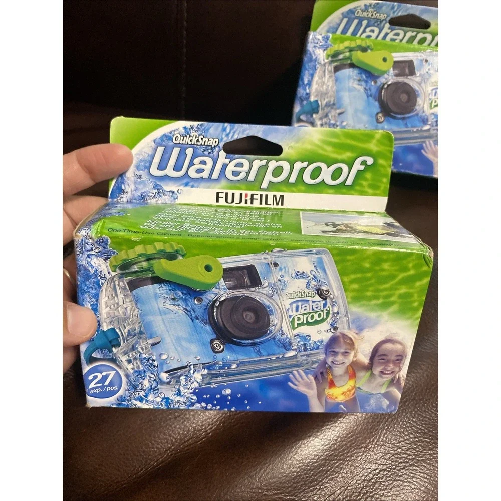 2 Fujifilm Quicksnap Waterproof Disposable 35mm Camera - 27 Exposures